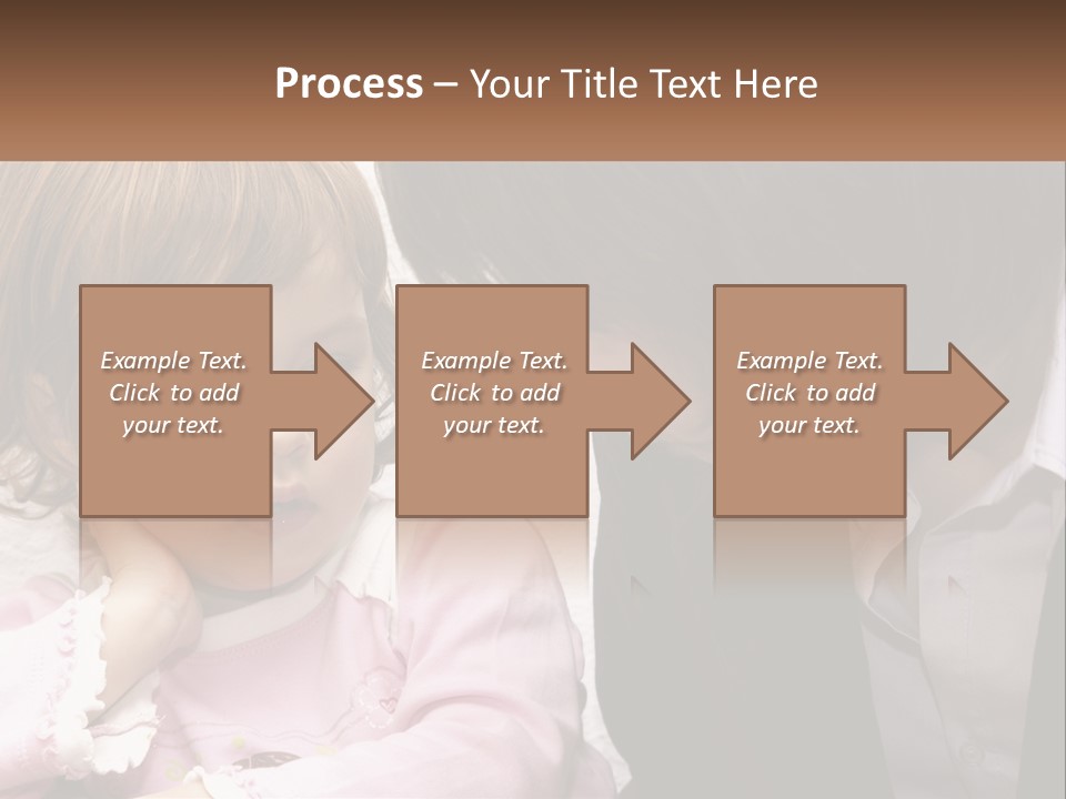 A Woman And A Little Girl Are Looking At Something PowerPoint Template