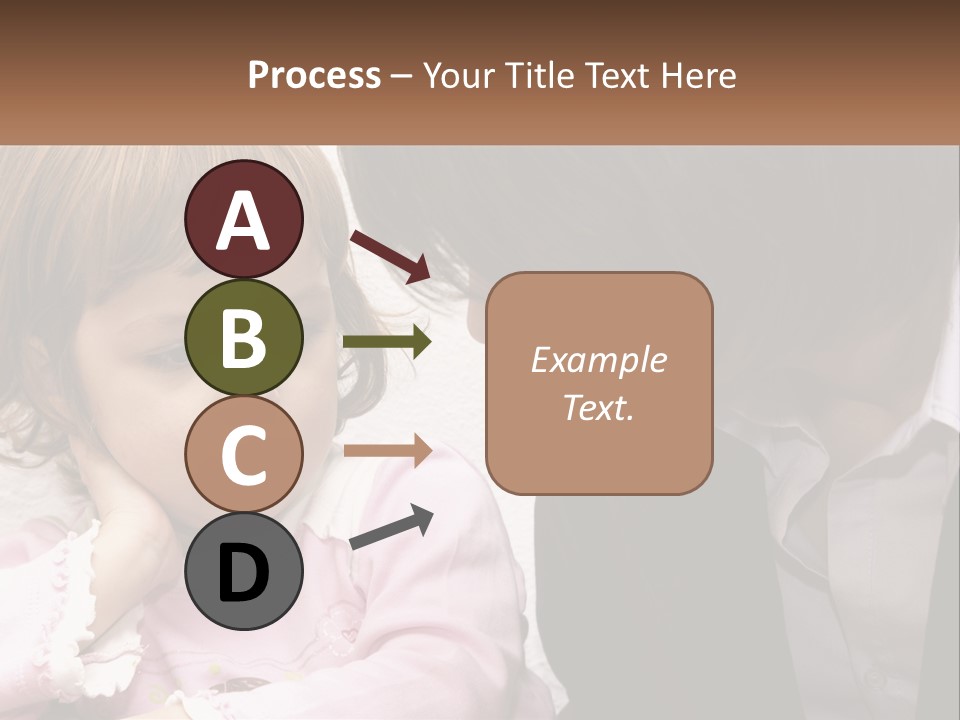A Woman And A Little Girl Are Looking At Something PowerPoint Template