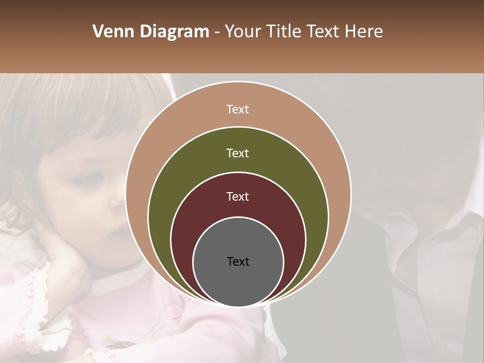 A Woman And A Little Girl Are Looking At Something PowerPoint Template