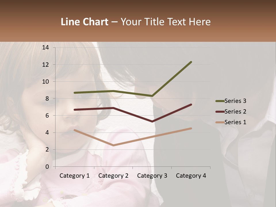 A Woman And A Little Girl Are Looking At Something PowerPoint Template