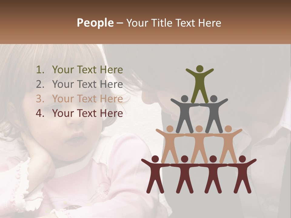 A Woman And A Little Girl Are Looking At Something PowerPoint Template