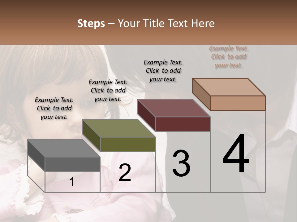 A Woman And A Little Girl Are Looking At Something PowerPoint Template