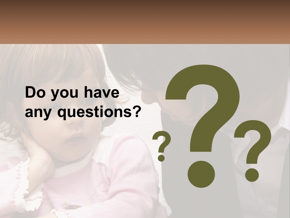 A Woman And A Little Girl Are Looking At Something PowerPoint Template