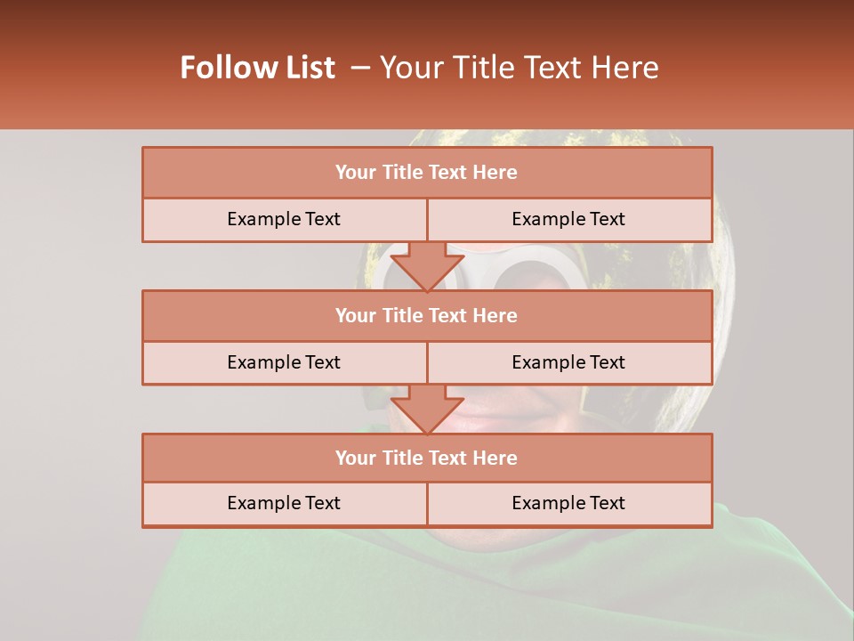 A Man Wearing A Watermelon Helmet And Goggles PowerPoint Template