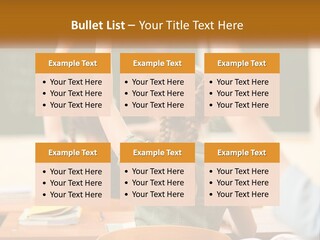 A Group Of Children Raising Their Hands In A Classroom PowerPoint Template