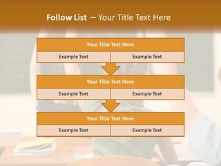 A Group Of Children Raising Their Hands In A Classroom PowerPoint Template