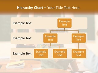 A Group Of Children Raising Their Hands In A Classroom PowerPoint Template