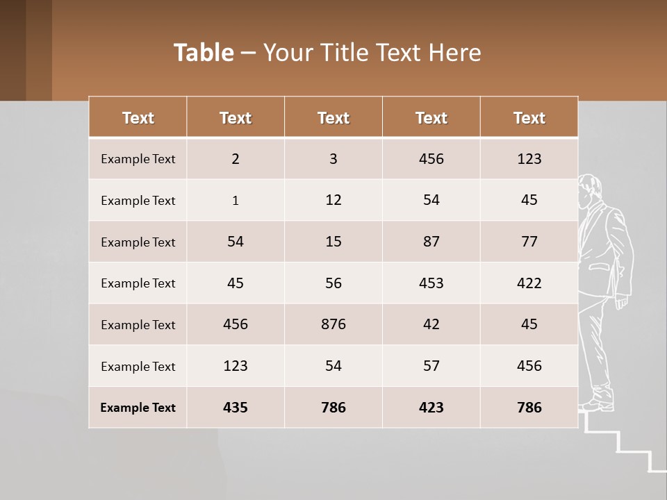 A Person Drawing A Stair With A Marker On A Chalkboard PowerPoint Template
