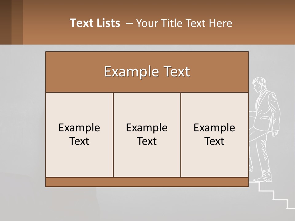 A Person Drawing A Stair With A Marker On A Chalkboard PowerPoint Template