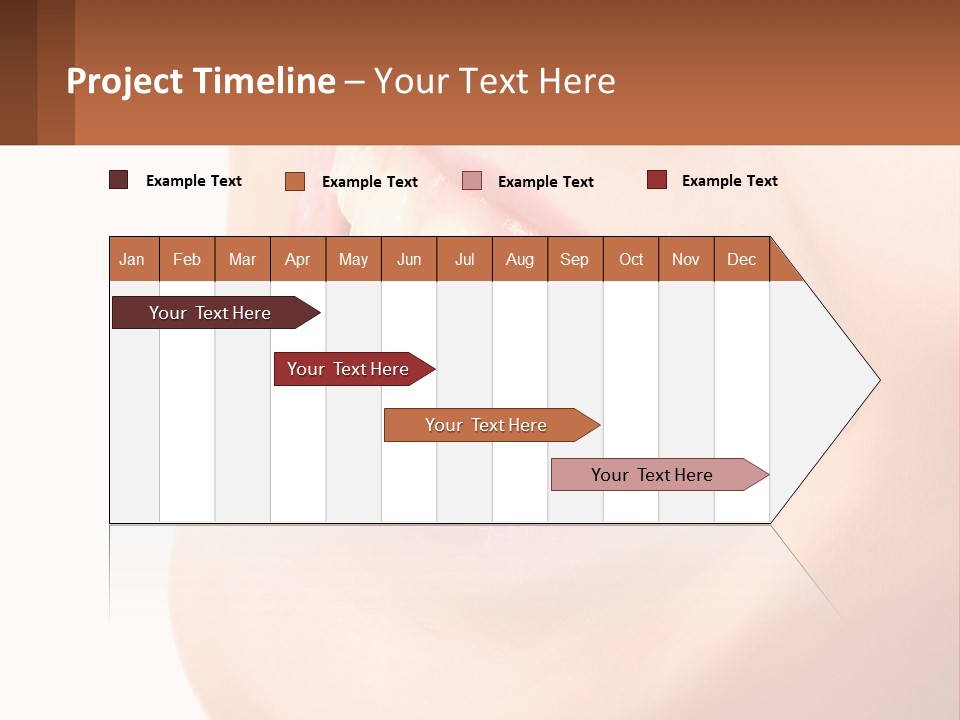 A Close Up Of A Woman's Teeth With A White Background PowerPoint Template