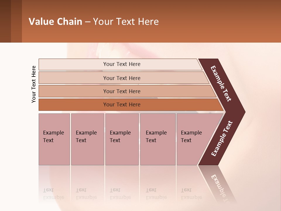 A Close Up Of A Woman's Teeth With A White Background PowerPoint Template