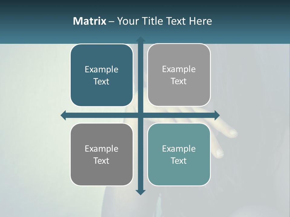 A Woman Covering Her Face With Her Hands PowerPoint Template