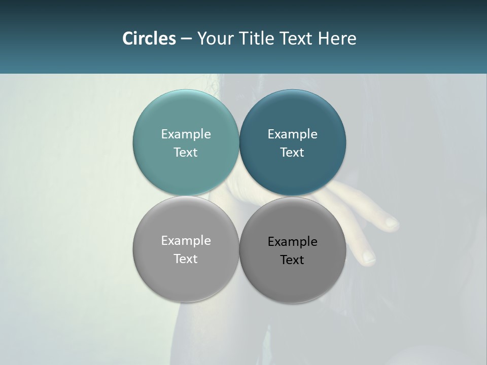 A Woman Covering Her Face With Her Hands PowerPoint Template