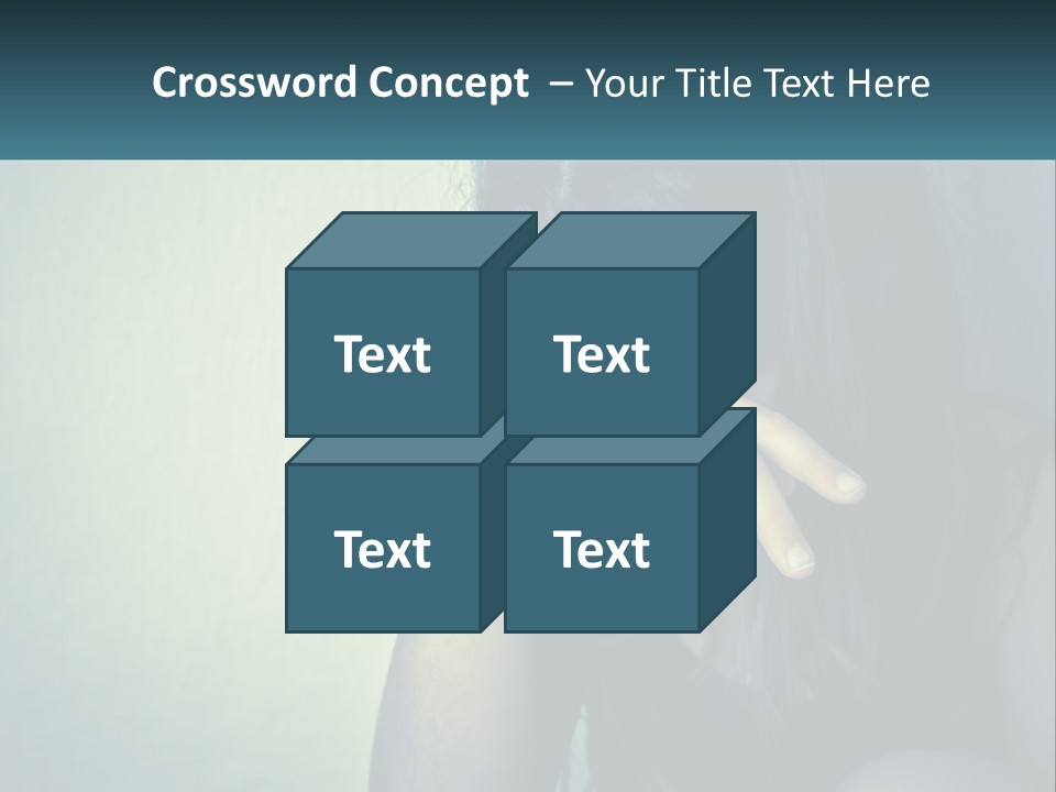 A Woman Covering Her Face With Her Hands PowerPoint Template