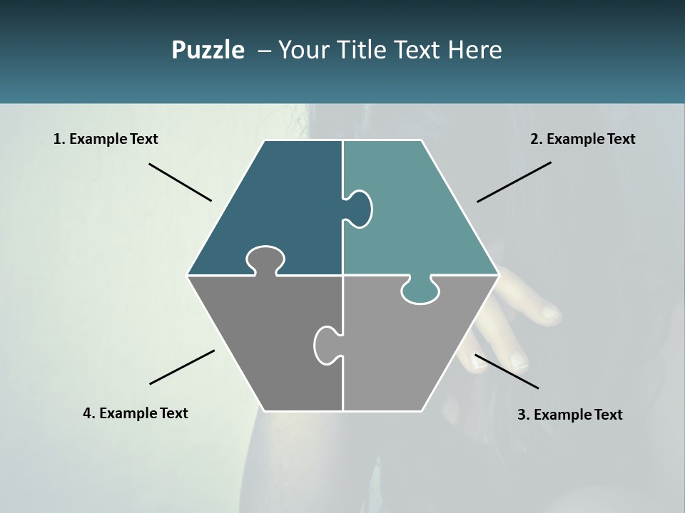 A Woman Covering Her Face With Her Hands PowerPoint Template