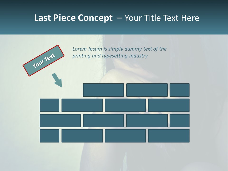 A Woman Covering Her Face With Her Hands PowerPoint Template