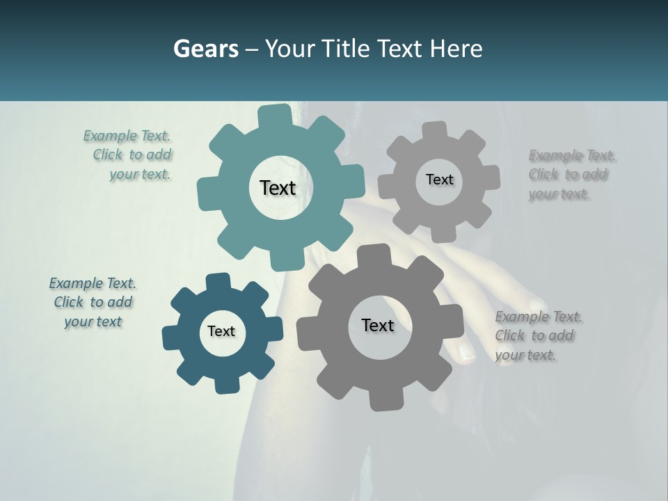 A Woman Covering Her Face With Her Hands PowerPoint Template