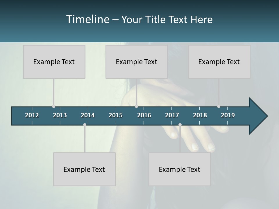 A Woman Covering Her Face With Her Hands PowerPoint Template
