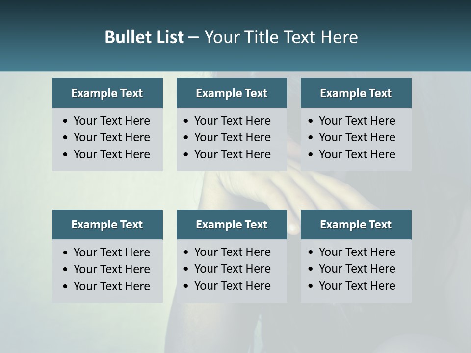 A Woman Covering Her Face With Her Hands PowerPoint Template