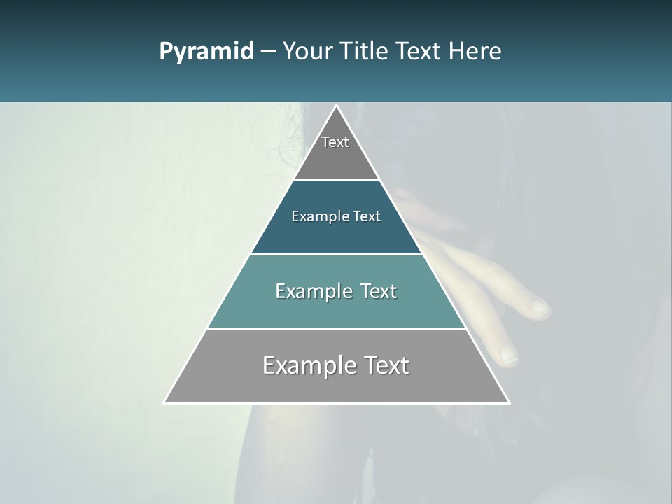 A Woman Covering Her Face With Her Hands PowerPoint Template
