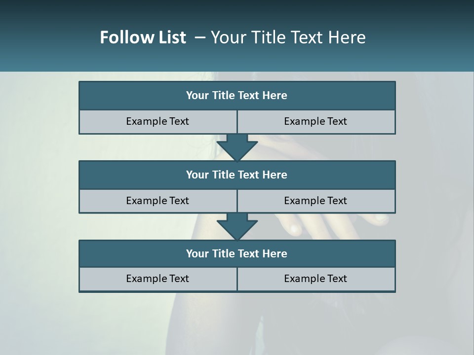 A Woman Covering Her Face With Her Hands PowerPoint Template