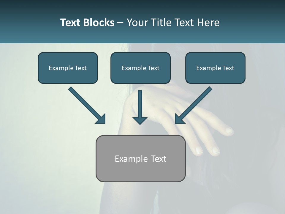 A Woman Covering Her Face With Her Hands PowerPoint Template