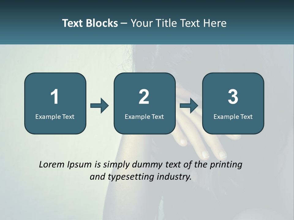 A Woman Covering Her Face With Her Hands PowerPoint Template
