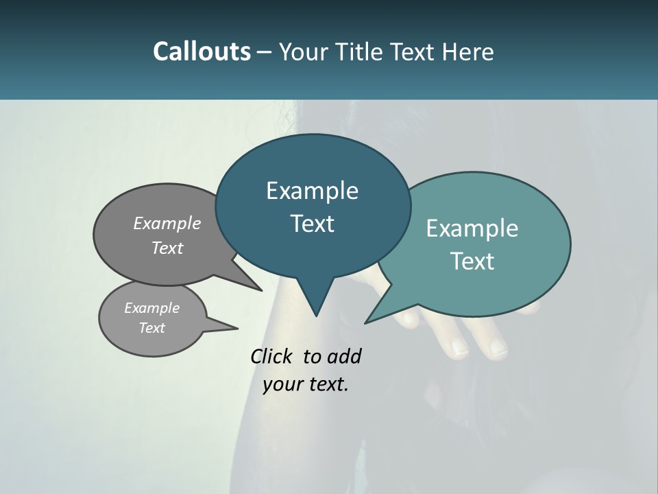 A Woman Covering Her Face With Her Hands PowerPoint Template