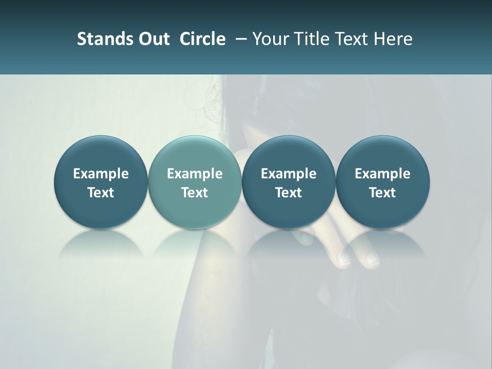 A Woman Covering Her Face With Her Hands PowerPoint Template