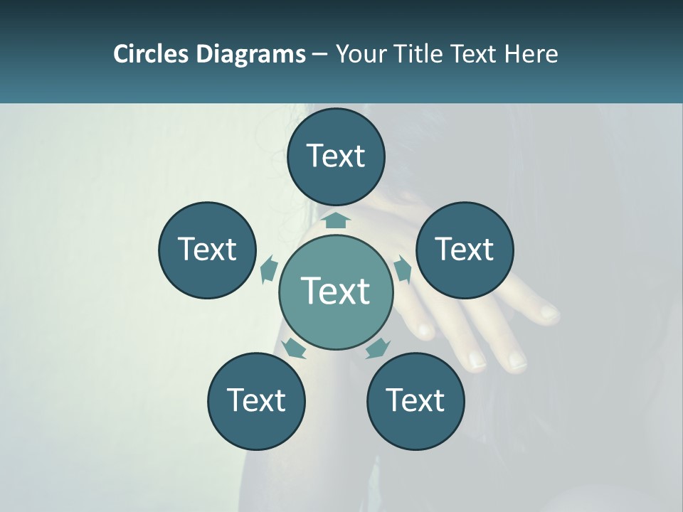 A Woman Covering Her Face With Her Hands PowerPoint Template