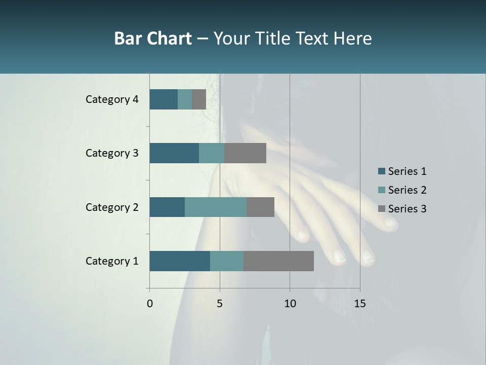A Woman Covering Her Face With Her Hands PowerPoint Template