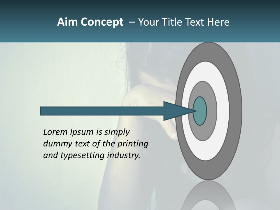 A Woman Covering Her Face With Her Hands PowerPoint Template