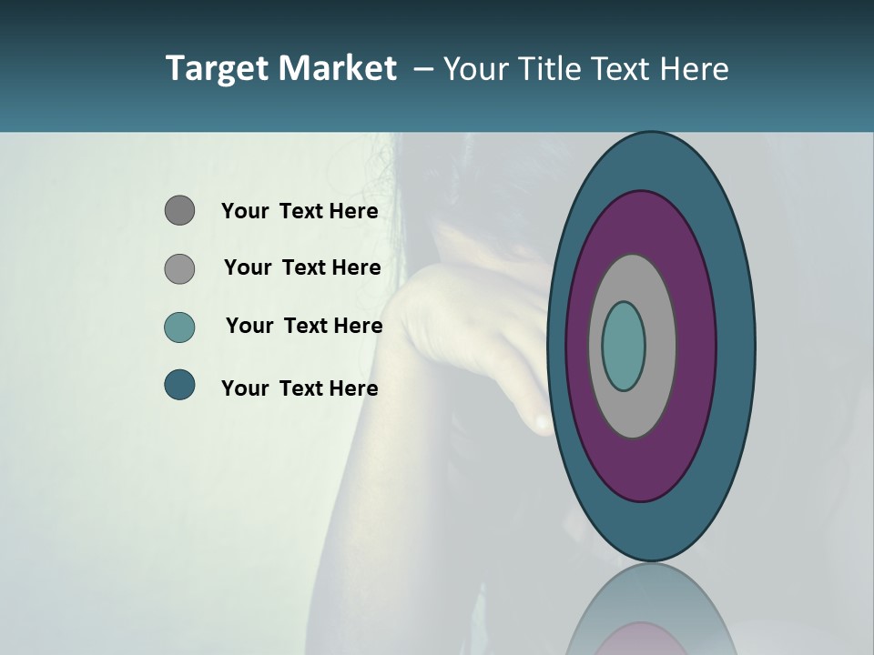 A Woman Covering Her Face With Her Hands PowerPoint Template