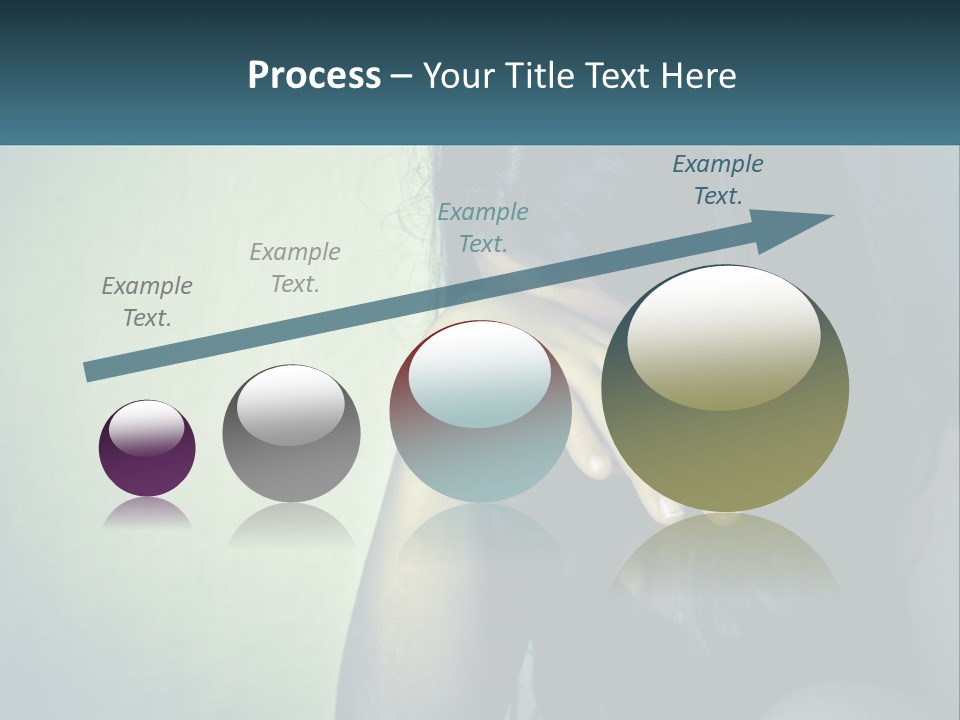 A Woman Covering Her Face With Her Hands PowerPoint Template