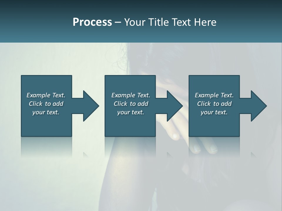 A Woman Covering Her Face With Her Hands PowerPoint Template
