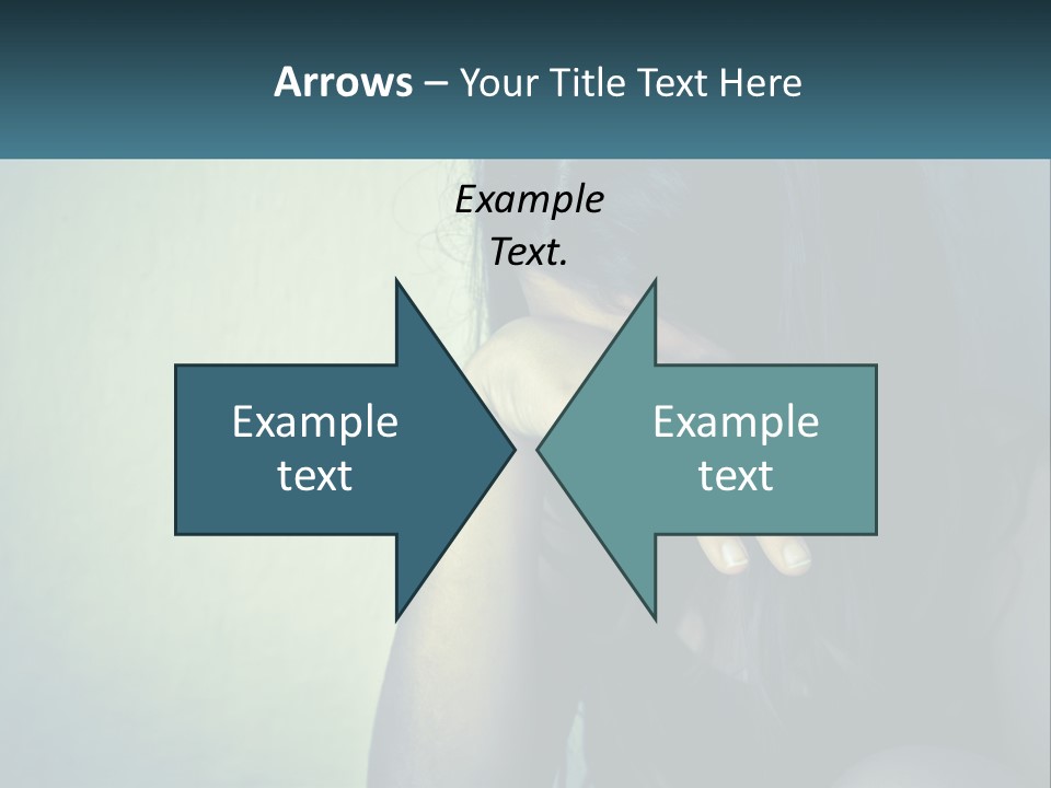 A Woman Covering Her Face With Her Hands PowerPoint Template