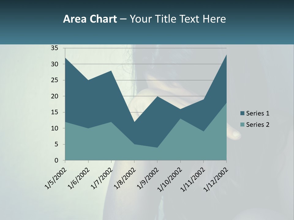 A Woman Covering Her Face With Her Hands PowerPoint Template