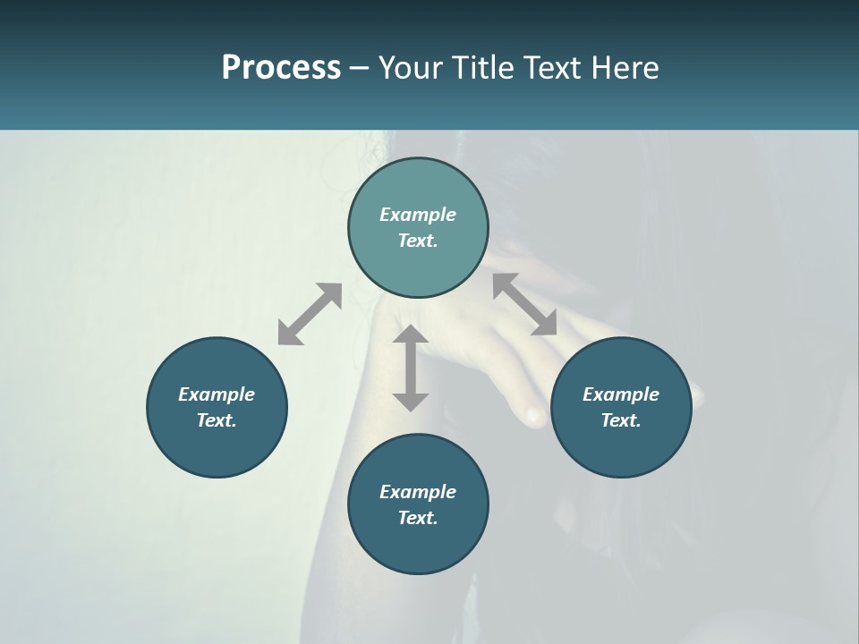 A Woman Covering Her Face With Her Hands PowerPoint Template