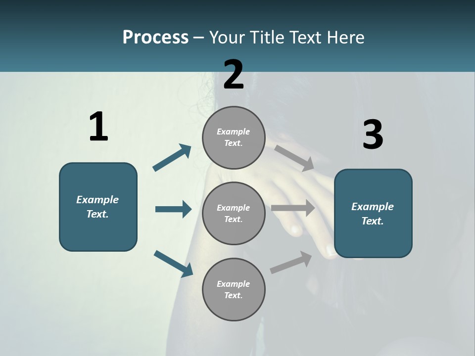 A Woman Covering Her Face With Her Hands PowerPoint Template
