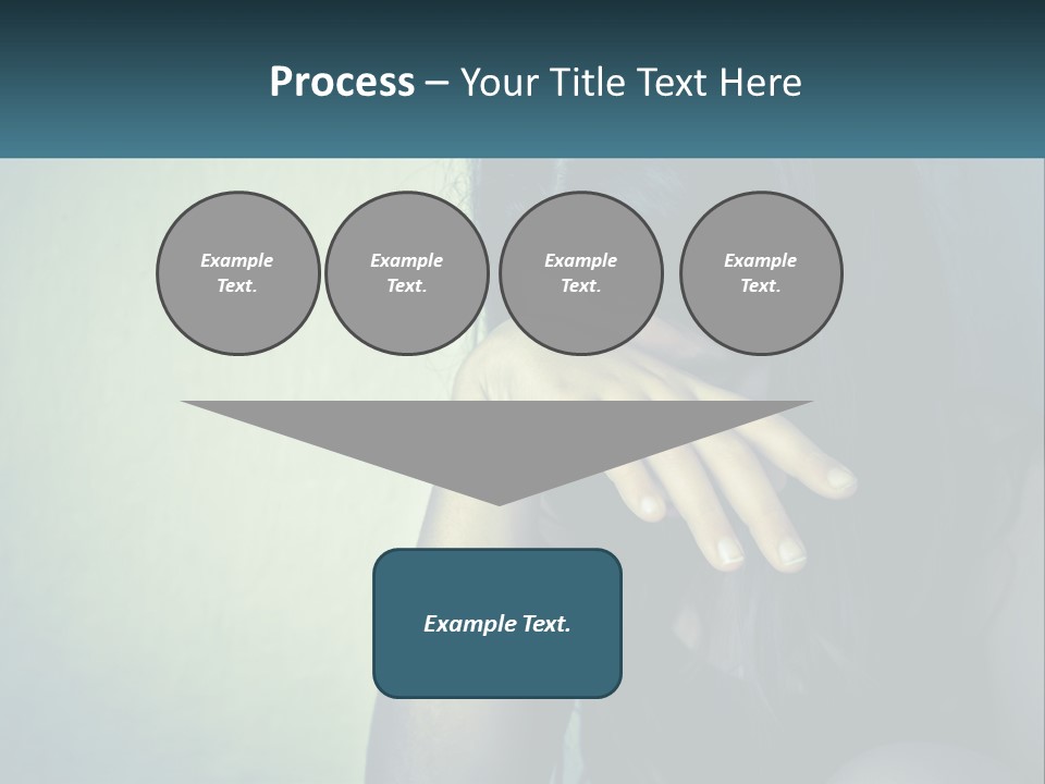 A Woman Covering Her Face With Her Hands PowerPoint Template