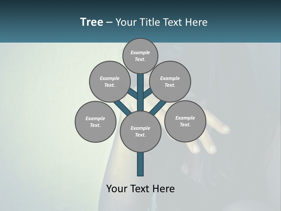 A Woman Covering Her Face With Her Hands PowerPoint Template