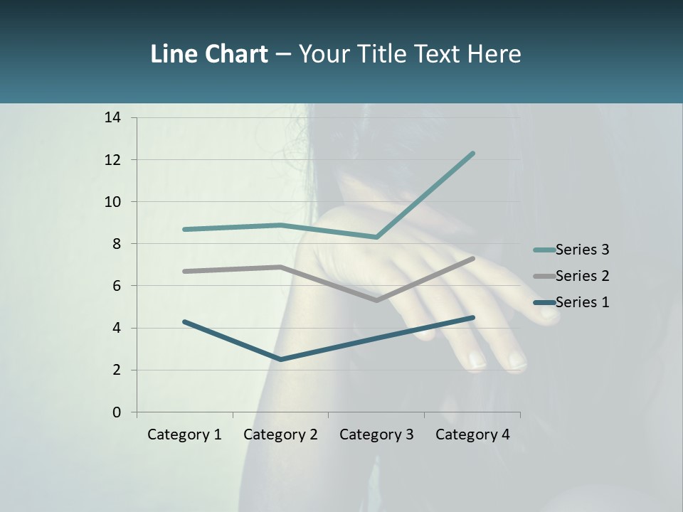 A Woman Covering Her Face With Her Hands PowerPoint Template