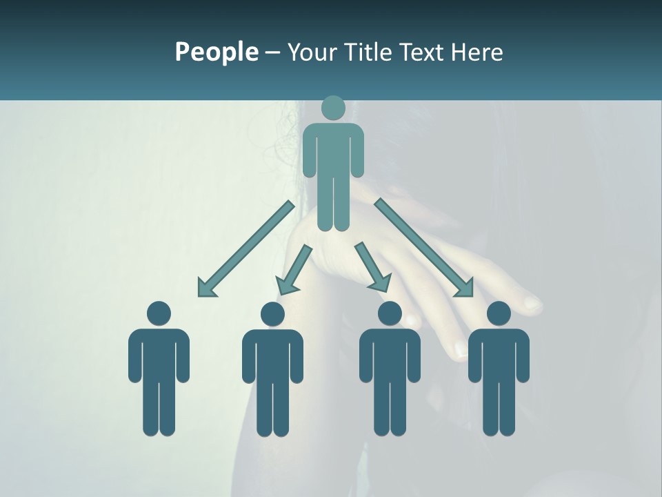 A Woman Covering Her Face With Her Hands PowerPoint Template