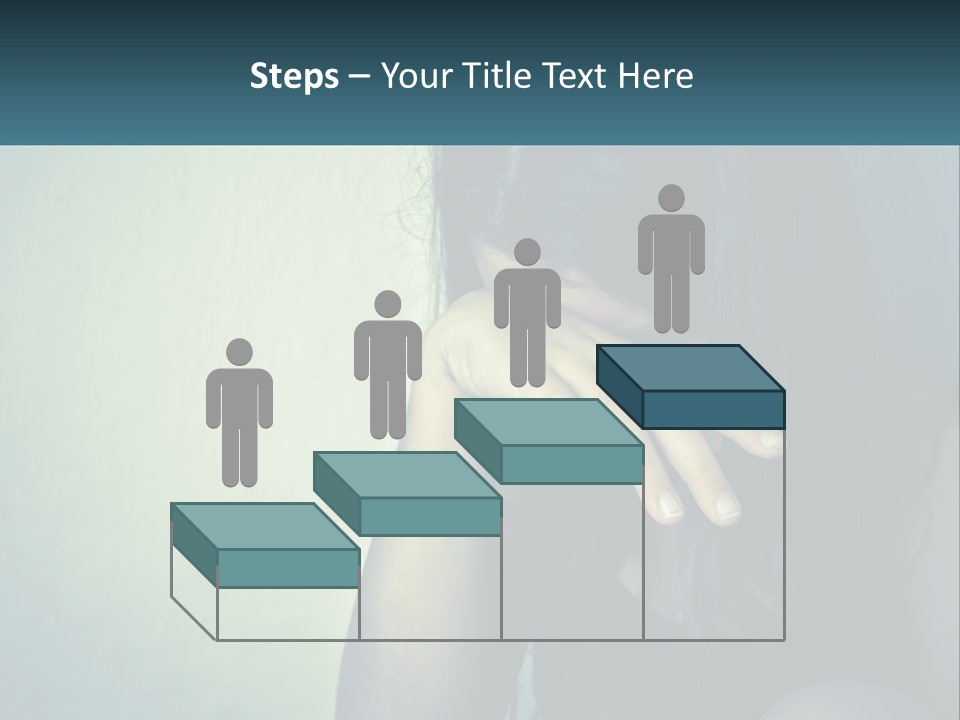 A Woman Covering Her Face With Her Hands PowerPoint Template