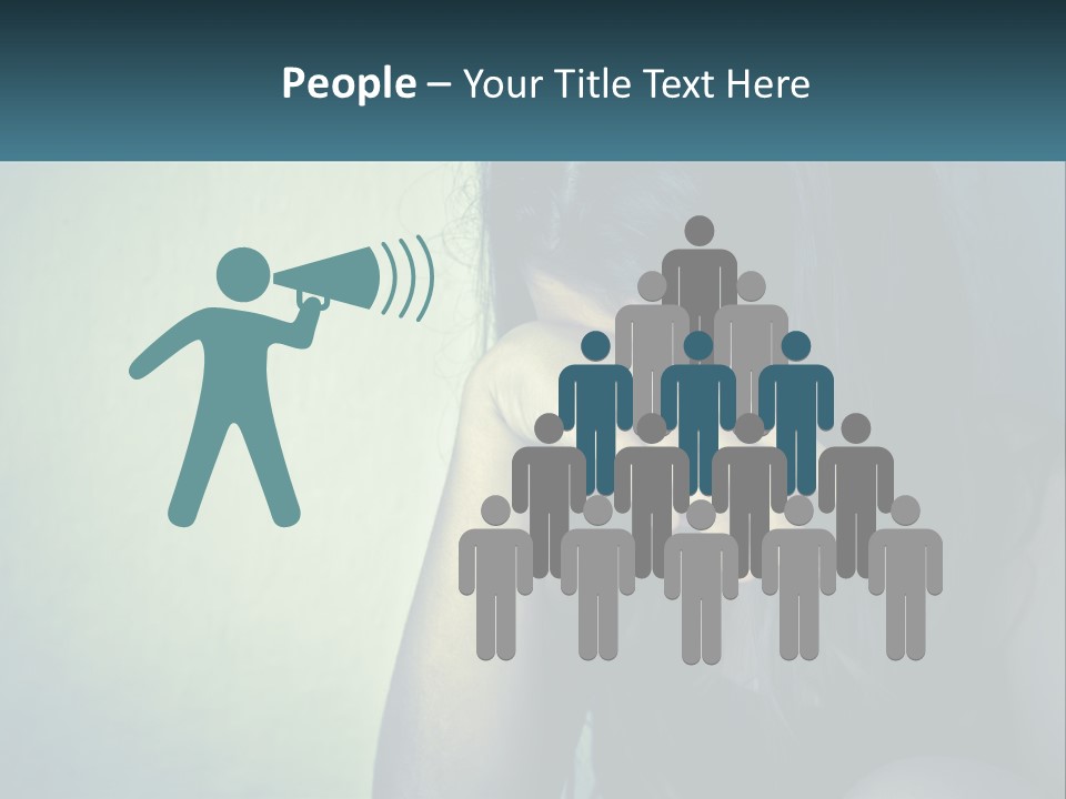 A Woman Covering Her Face With Her Hands PowerPoint Template