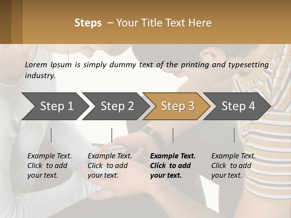 A Man And A Woman Looking At A Cell Phone PowerPoint Template