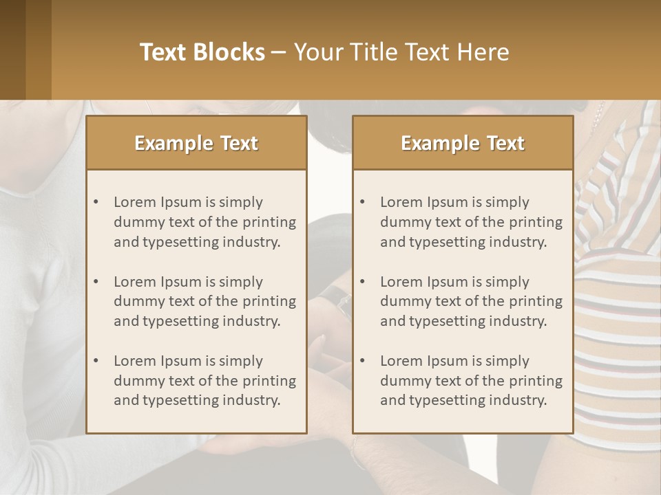 A Man And A Woman Looking At A Cell Phone PowerPoint Template