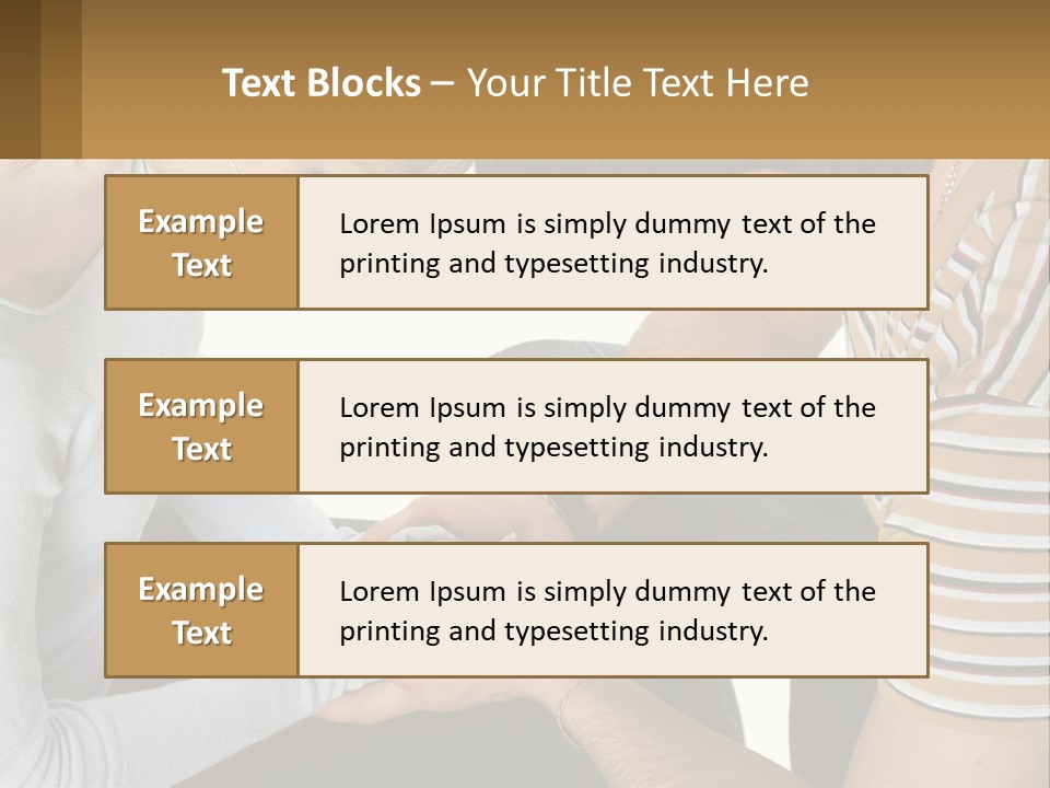 A Man And A Woman Looking At A Cell Phone PowerPoint Template