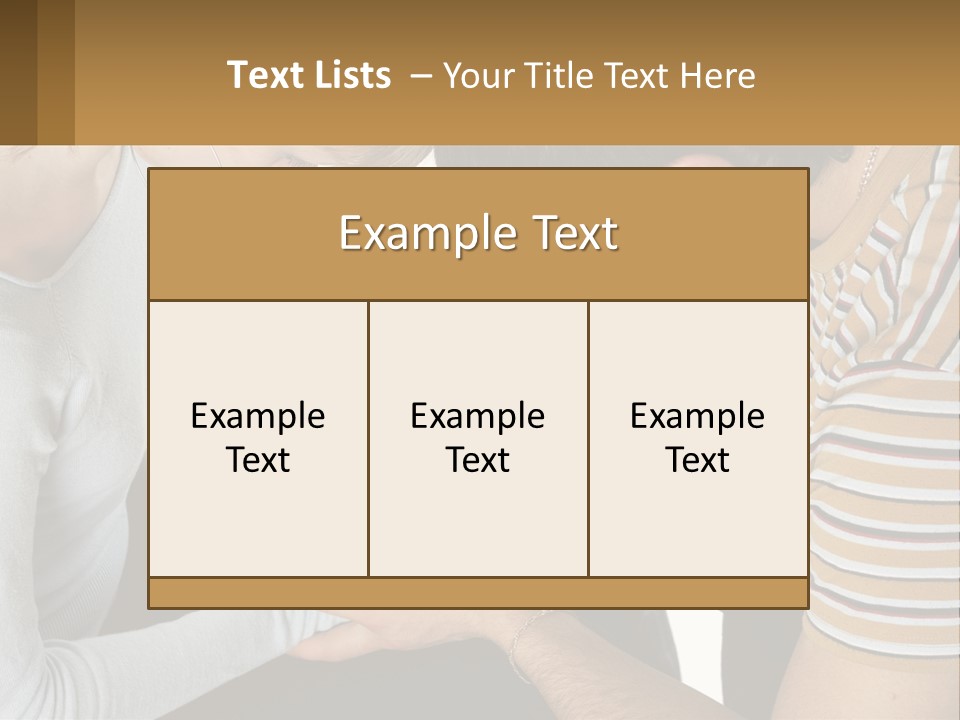 A Man And A Woman Looking At A Cell Phone PowerPoint Template