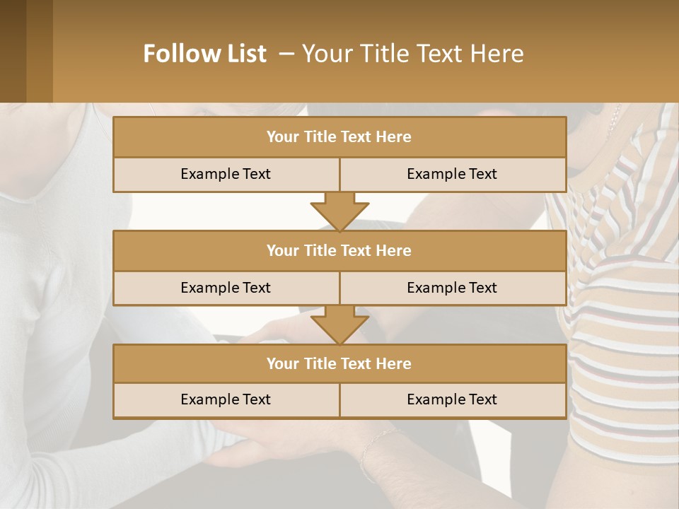 A Man And A Woman Looking At A Cell Phone PowerPoint Template